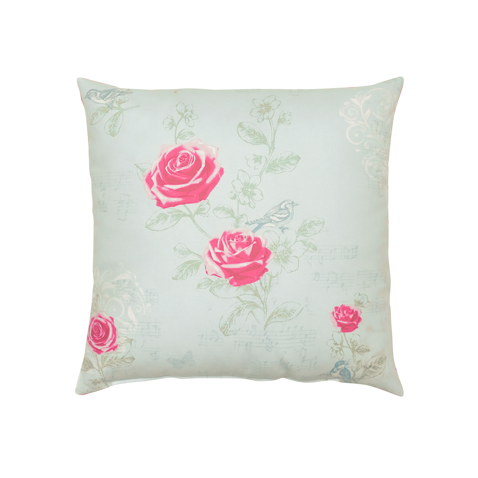 Jacquard Deko Kissen 40x40 Cm | Creme/Beige Zierkissen Mit Füllung Für Couch & Sofa