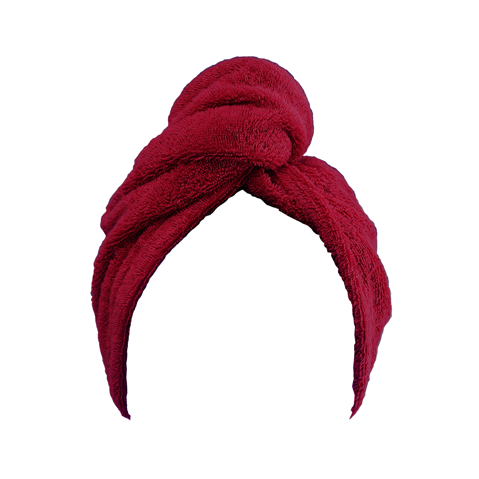 Turban Haarturban Kopfhandtuch Haartrockentuch Handtuch Haarpflege Rose Rot 