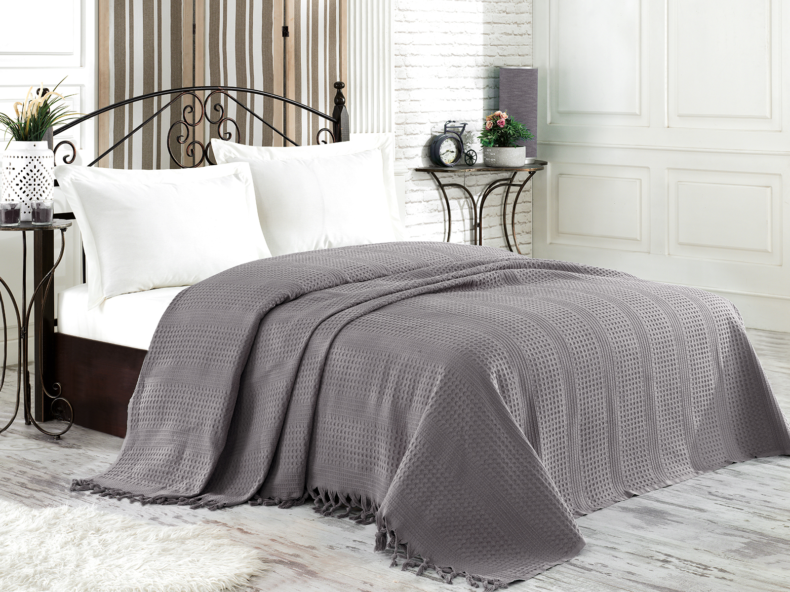 Tagesdecke Bettüberwurf Decke 220x240 Cm Doppelbett Bettdecke Überwurf